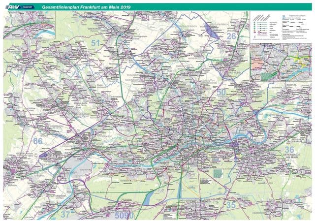 Frankfurt zones map